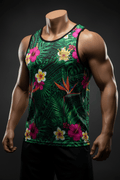 TITAN Men's Tropical Warrior Tank Jungle Edition