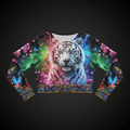 TITAN Women’s Quantum Tiger Bloom Long Sleeve Crop — Void Edition