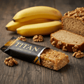 TITAN Vegan Protein Bar Banana Bread Crown Edition — 20g protein premium product shot
