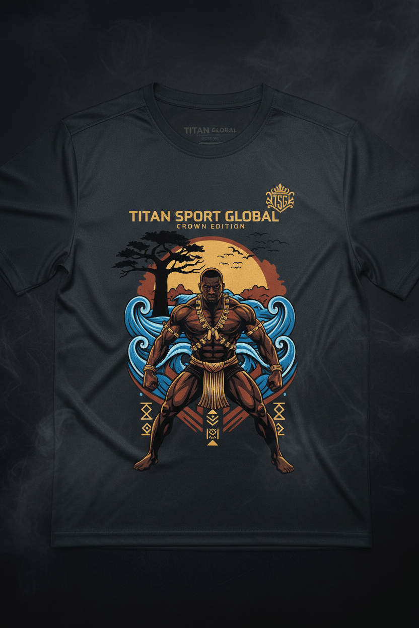 TITAN Men's Senegalese Wrestling Training Tee Laamb Edition