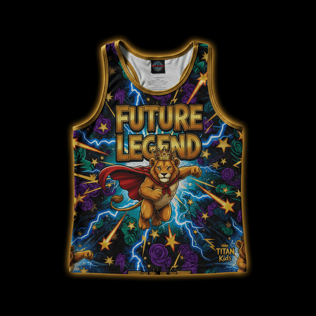 TITAN Kids Tank Top - Future Legend Crown Edition Design