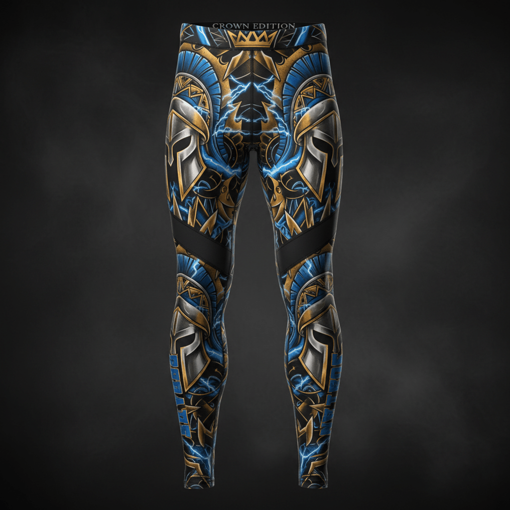 TITAN Men's Compression Tights Spartan King Crown Edition