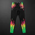 TITAN Women's Neon Drip Crown Compression Tights flat lay