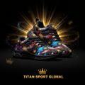 TITAN SPORT GLOBAL kids athletic shoes with space rocket crown pattern