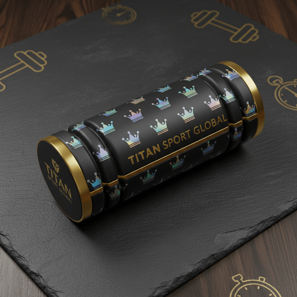 TITAN Travel Foam Roller Mini Crown Edition
