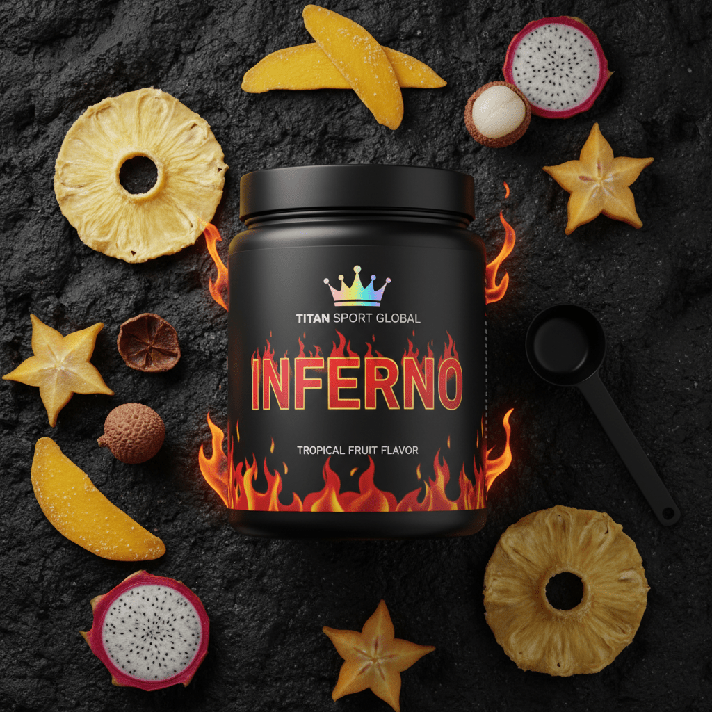 TITAN INFERNO Pre-Workout Tropical Fire Edition
