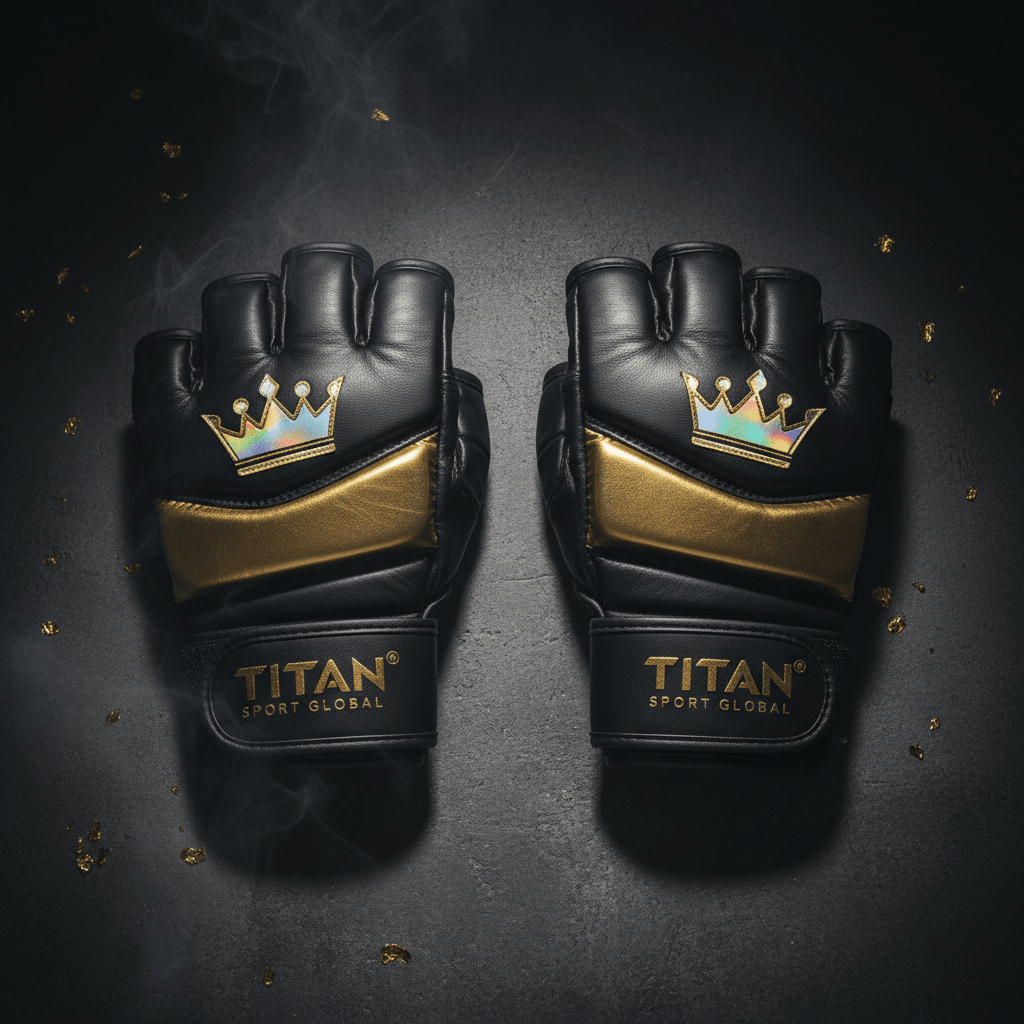 TITAN MMA Grappling Gloves Crown Edition