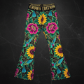 TITAN Crown Edition Tattoo Art Frida Flare Pants Women's Athletic Bottoms