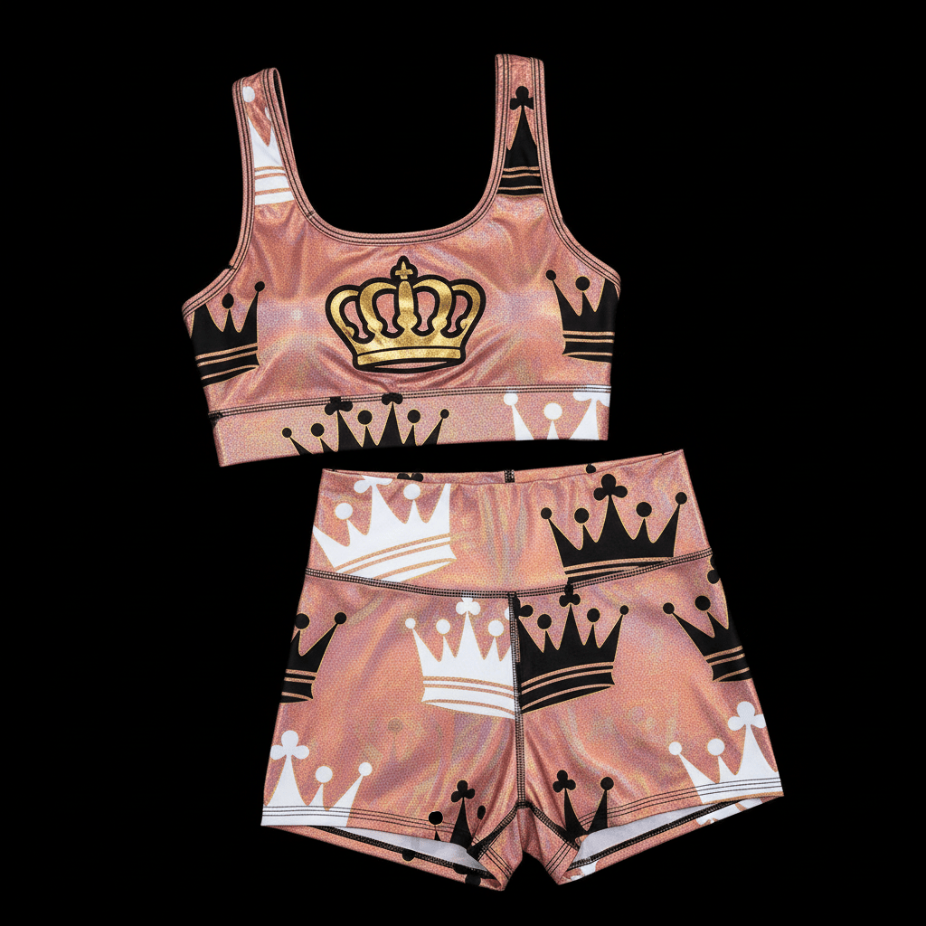 TITAN Women's Matching Set Rose Gold Crown SWAG Edition