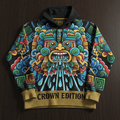 TITAN Plus Men's Tlaloc Storm God Hoodie — Inclusive Crown Edition