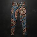 TITAN Crown Edition Tattoo Art Polynesian Leggings Women's Athletic Bottoms
