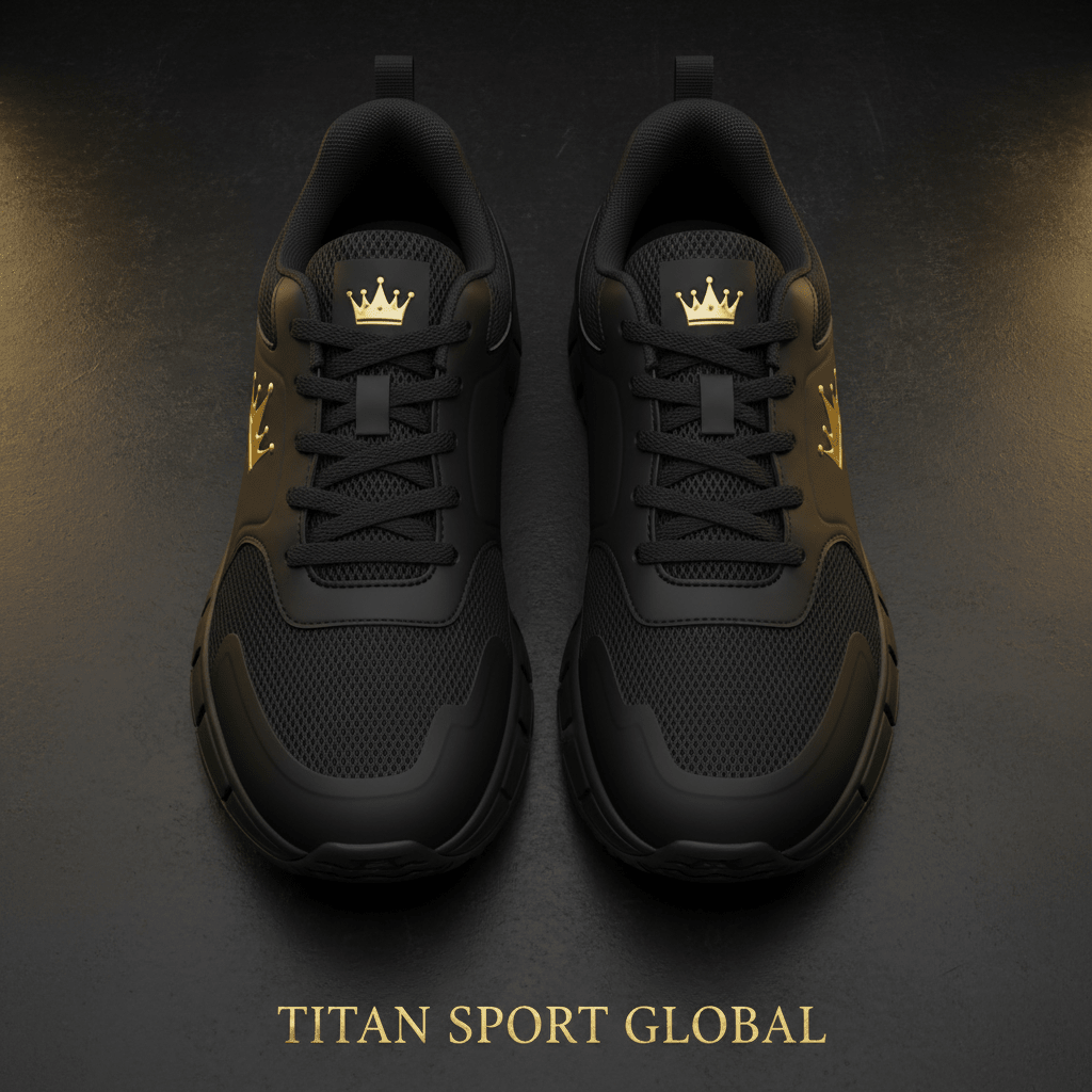 TITAN Crown Training Shoe Men's Matte Black Gold