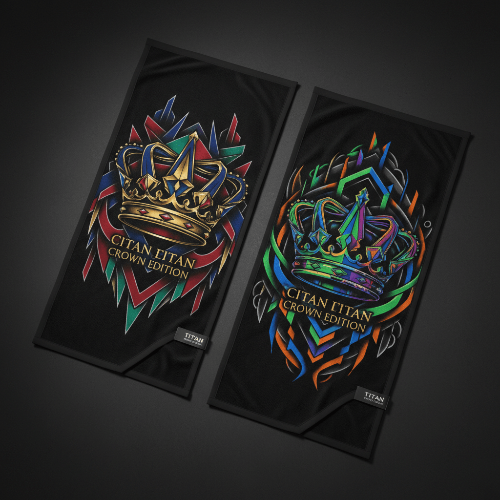 TITAN Crown Edition Microfiber Gym Towel Set