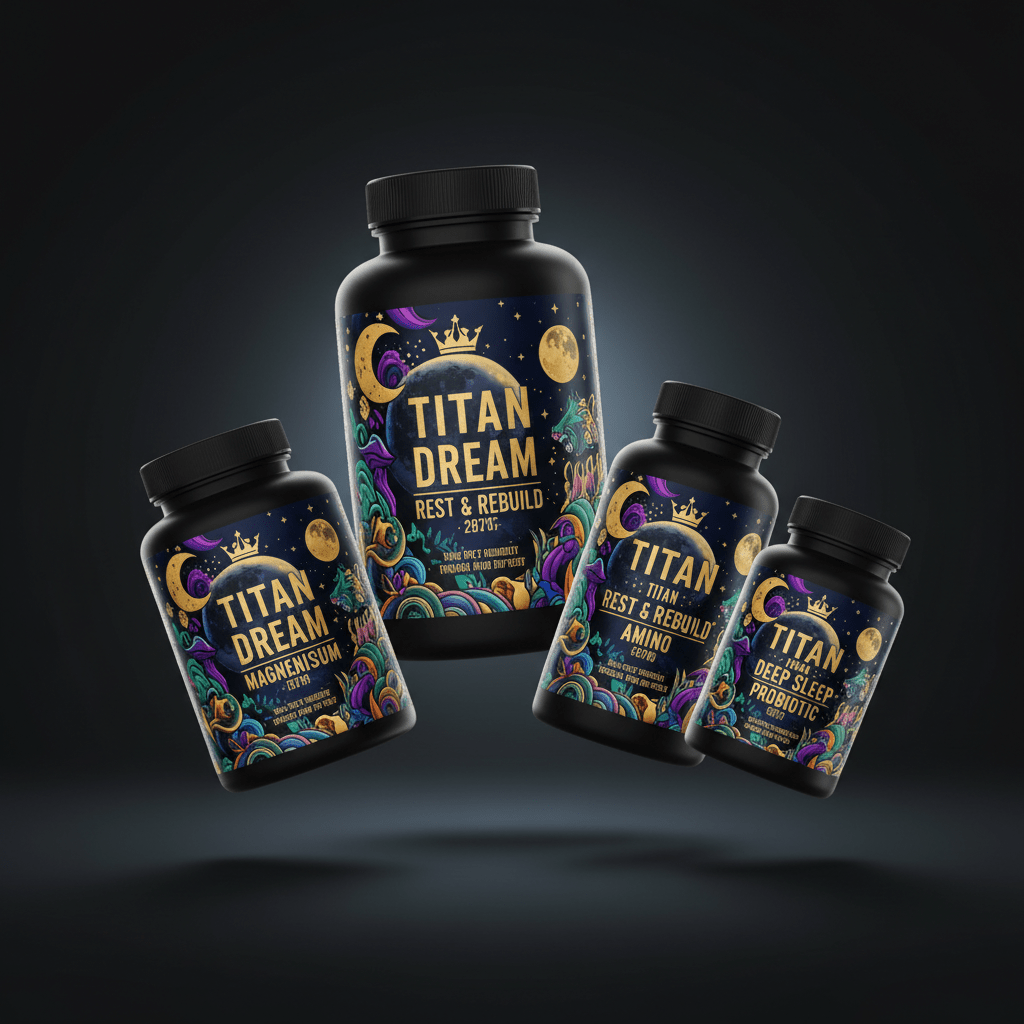TITAN Sleep & Recovery Supplement Pack - Crown Edition
