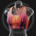 TITAN SWAG HER Sports Bra — Sunset Drip
