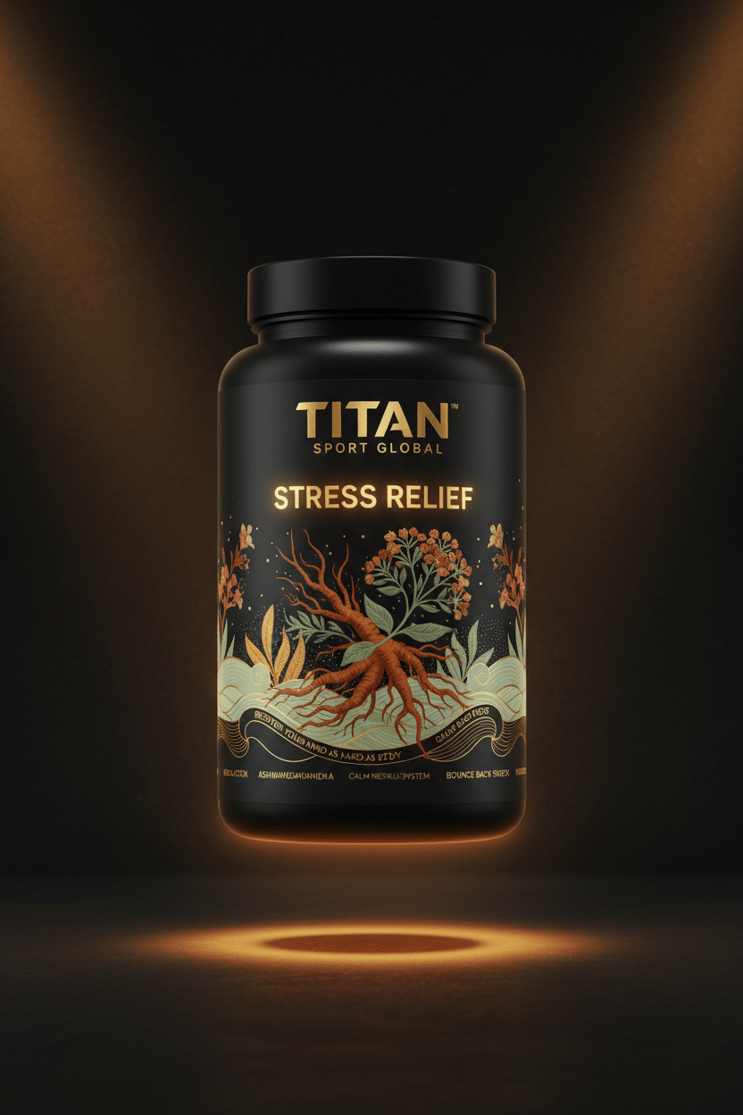 TITAN Stress Relief Supplement — Ashwagandha Rhodiola Botanical Design