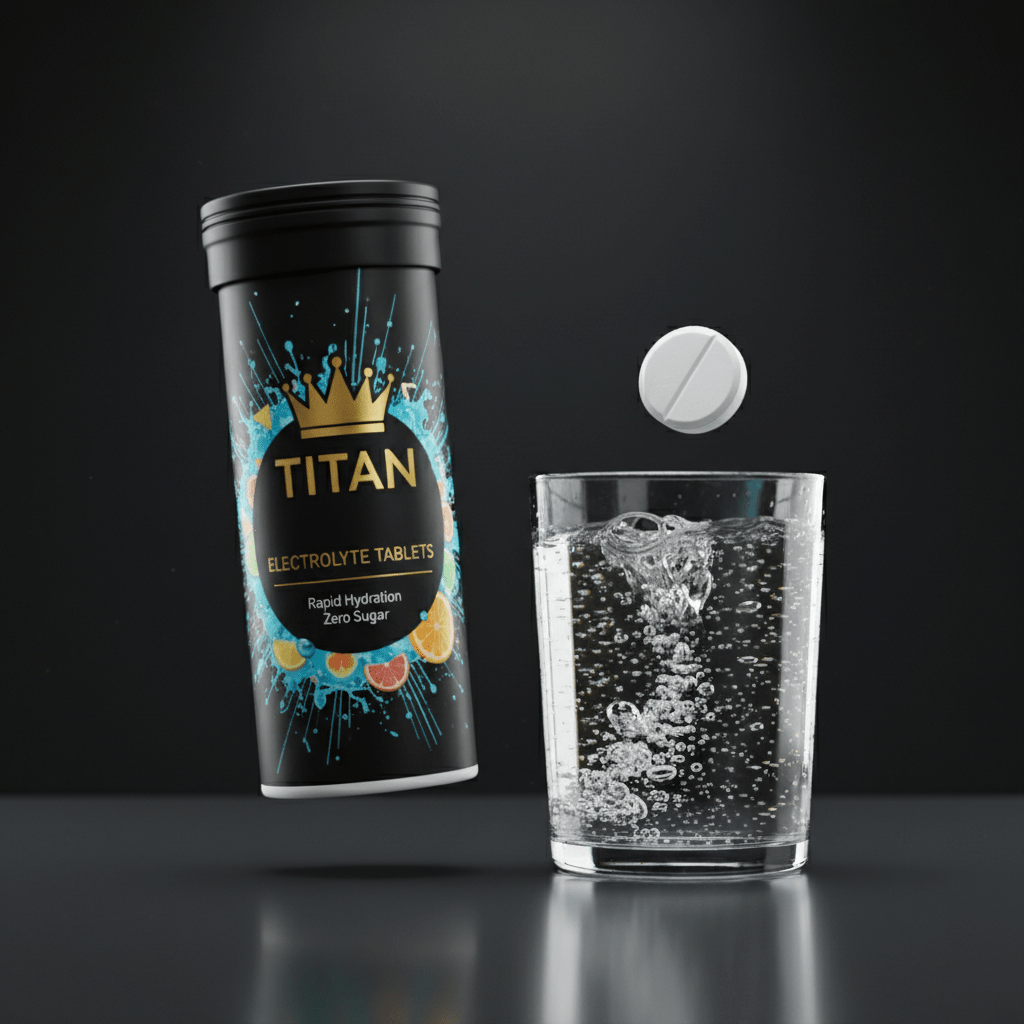 TITAN Electrolyte Tablets — Rapid Hydration Formula for Athletes