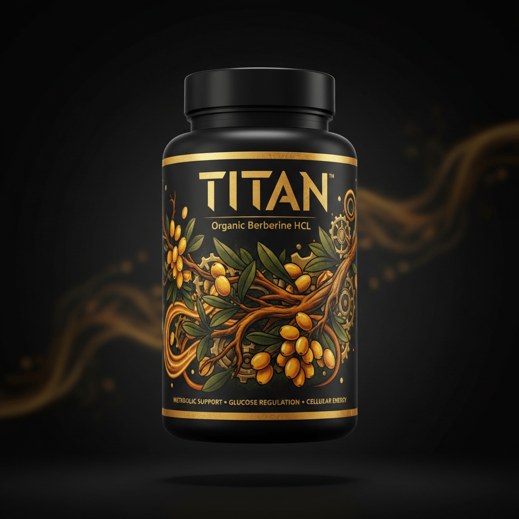 TITAN Organic Berberine HCl - Blood Sugar & Metabolic Master