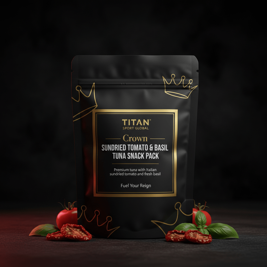 Crown Sundried Tomato & Basil Tuna Snack Pack - TITAN SPORT GLOBAL