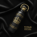 TITAN Golf Water Bottle Crown Edition Safety Lock Lid