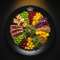 TITAN Crown Edition Global Rainbow Protein Lunch Salad