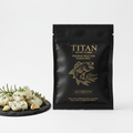 TITAN Wild Cod Snack Pack Garlic Herb — matte black pouch