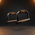 TITAN Push-Up Bars Ergonomic Non-Slip Handles Pair with 400lb Capacity