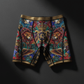 TITAN Crown Edition Tattoo Art Compression Hip & Thigh Support Shorts