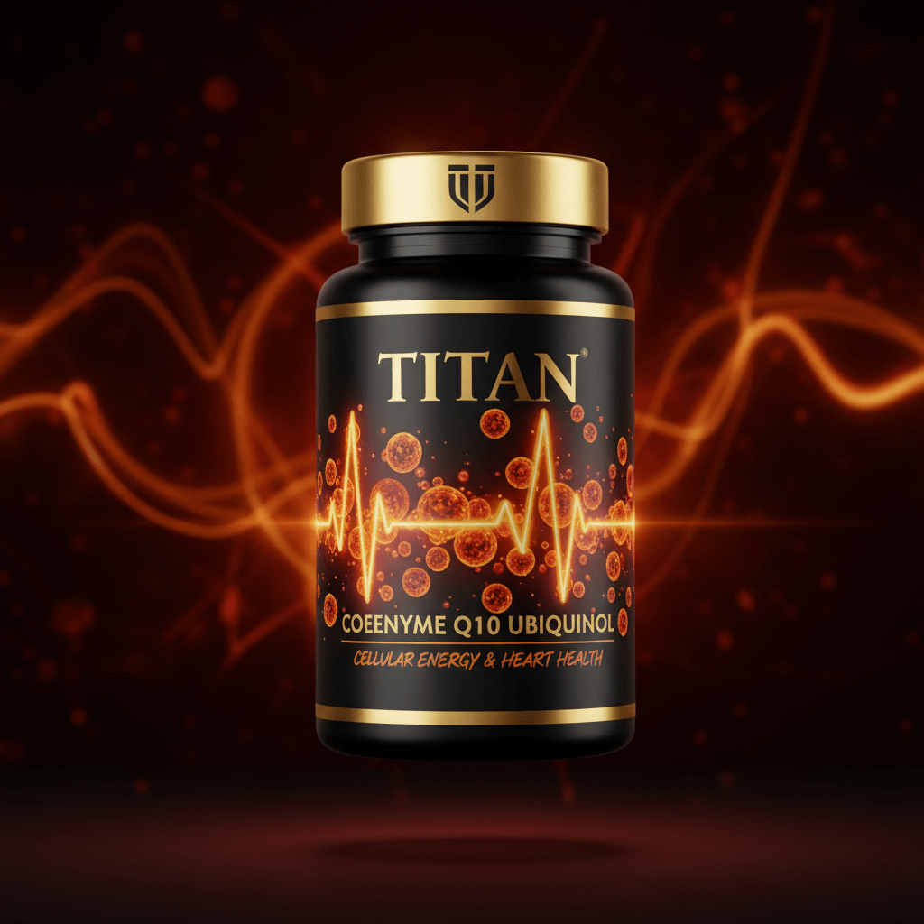 TITAN Coenzyme Q10 Ubiquinol - 99% Bioavailable Energy Booster