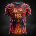TITAN Men's Performance Tee Holy Fire Crown Edition flat lay