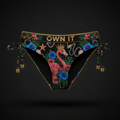 TITAN Women's Bikini Bottom - Own It Beach Queen Crown Edition Design