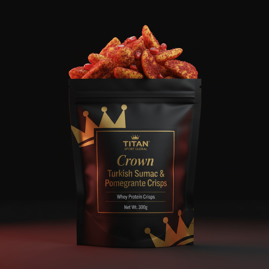 Crown Turkish Sumac & Pomegranate Whey Protein Crisps - TITAN SPORT GLOBAL