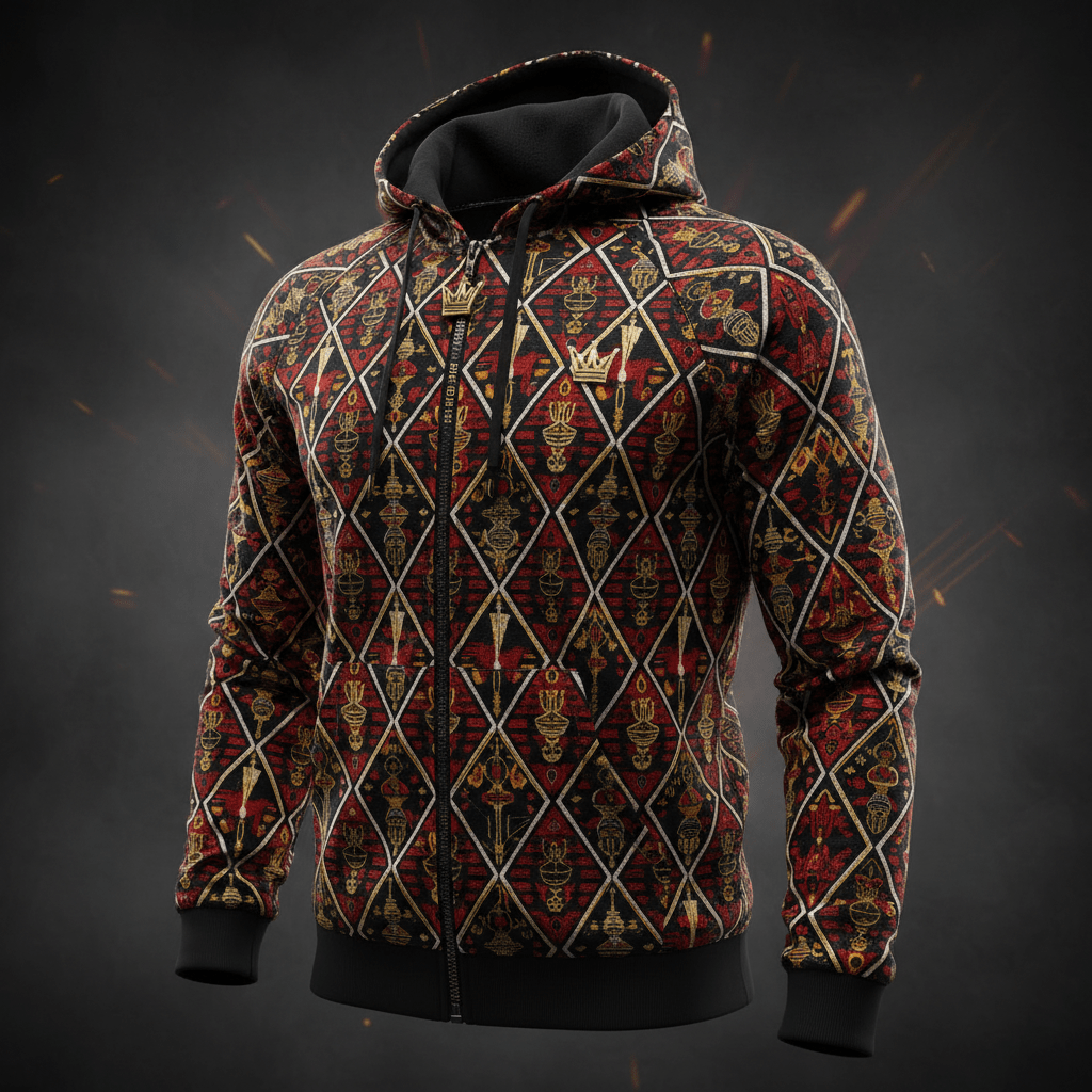 TITAN Dahomey Agojie Zip-Up Hoodie — Amazon Edition