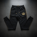 TITAN Men's Midnight Black Crown Joggers flat lay