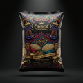 TITAN Organic Rolled Oats Bulk Athlete Bag — Crown Edition bold tattoo-style artwork