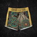 TITAN Crown Edition Tattoo Art Quetzalcoatl Shorts Women's Athletic Bottoms