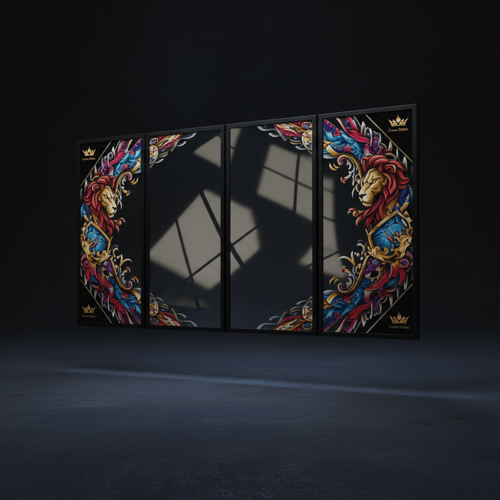 TITAN Crown Edition Wall Gym Mirror Panel