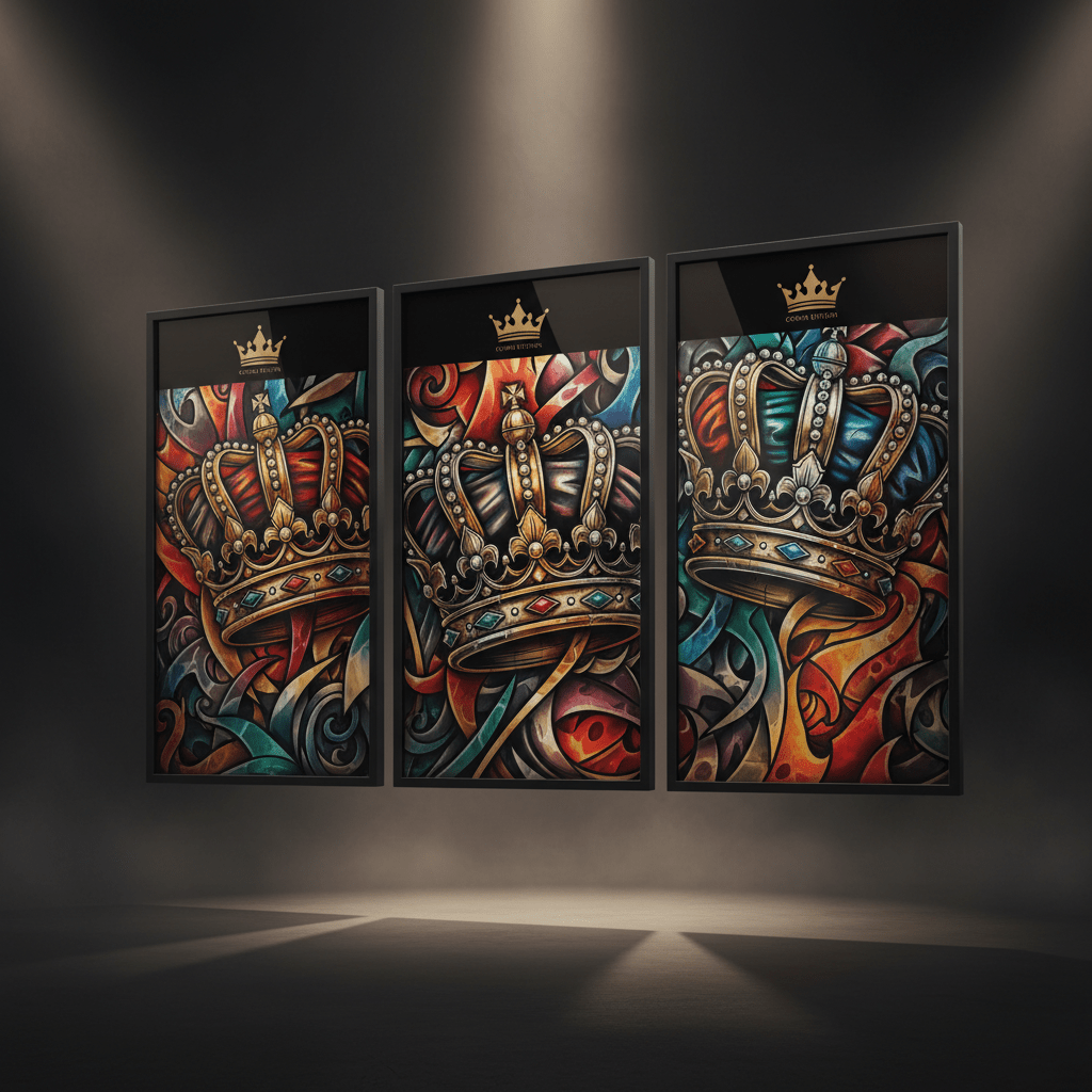 TITAN Crown Edition Wall Mirror Panel Set