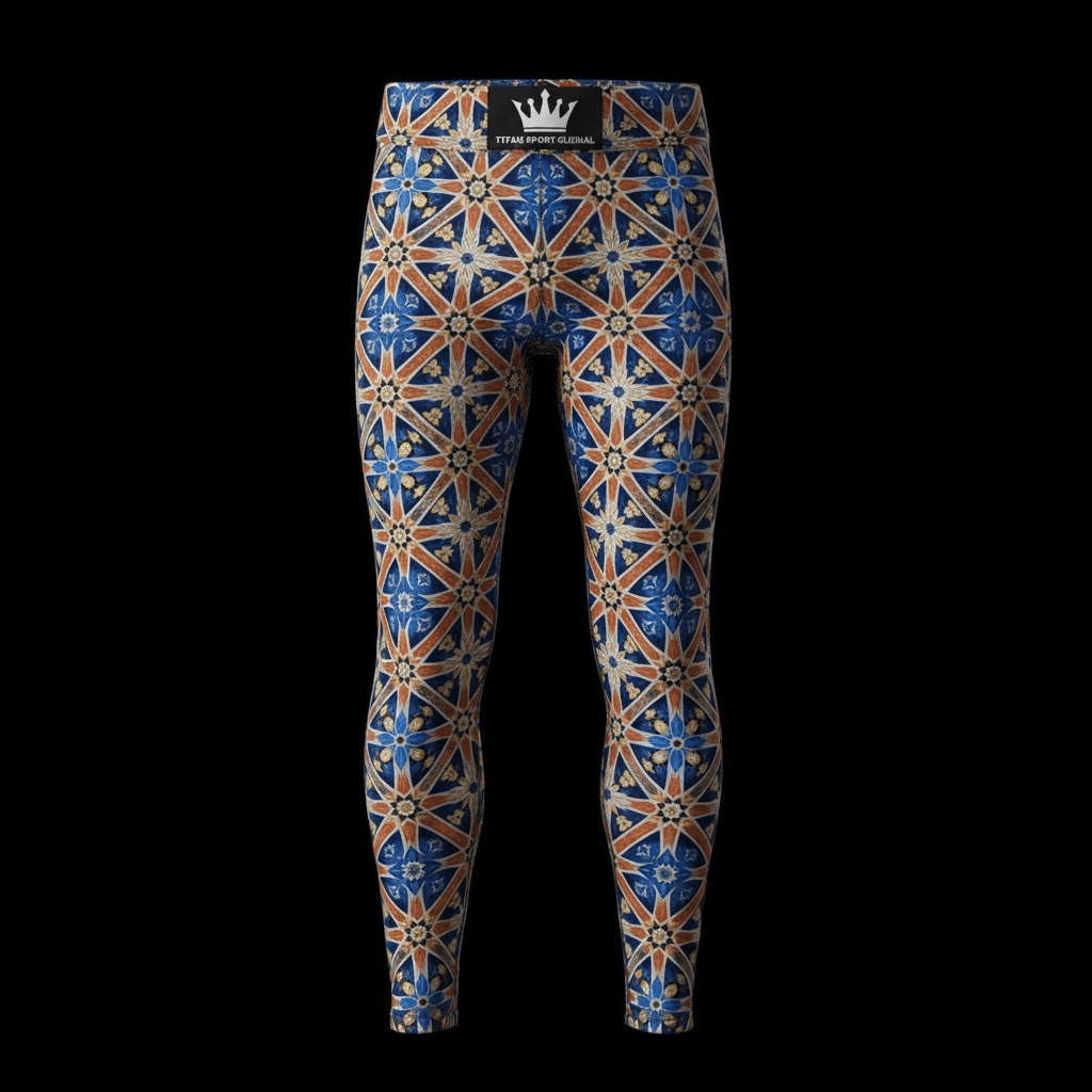 TITAN Moroccan Zellige Compression Tights Crown Edition