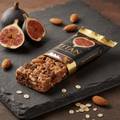 TITAN Fig & Almond Whole Grain Bar Crown Edition — real figs & almonds high fiber vegan product shot