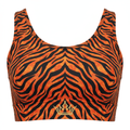 TITAN Tiger Flame Women’s Sports Bra — Crown SWAG Edition