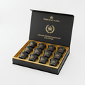 TITAN Protein Pudding Cup Variety Pack 12-Pack Crown Edition — matte black gift box