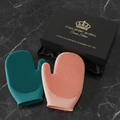 TITAN Crown Edition His & Hers Silicone Body Scrubber Mitt Set