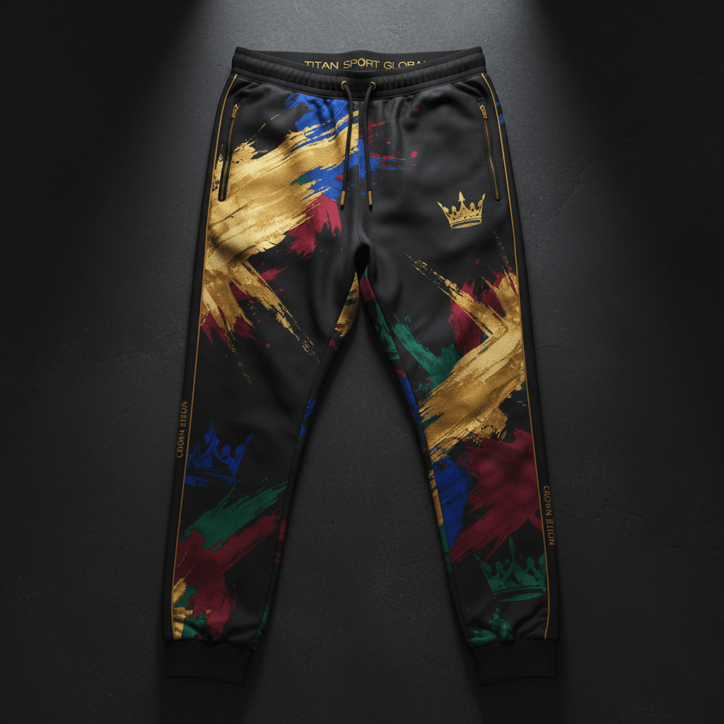 TITAN Joggers - Crown Edition flat lay