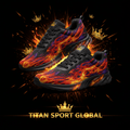TITAN SPORT GLOBAL men's running shoes with phoenix fire crown pattern