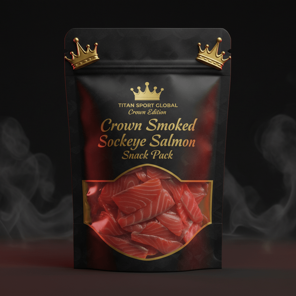 Crown Smoked Sockeye Salmon Snack Pack - TITAN SPORT GLOBAL