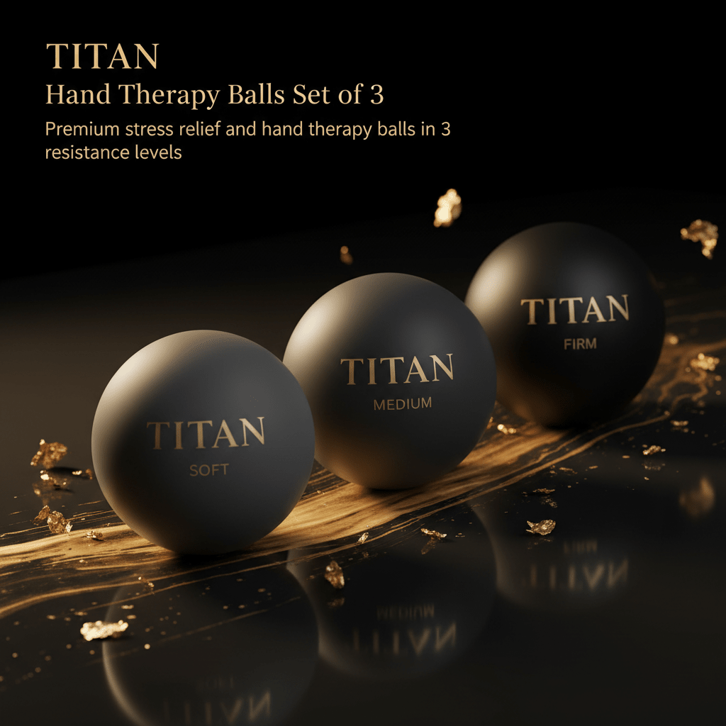 TITAN Hand Therapy Balls Set of 3