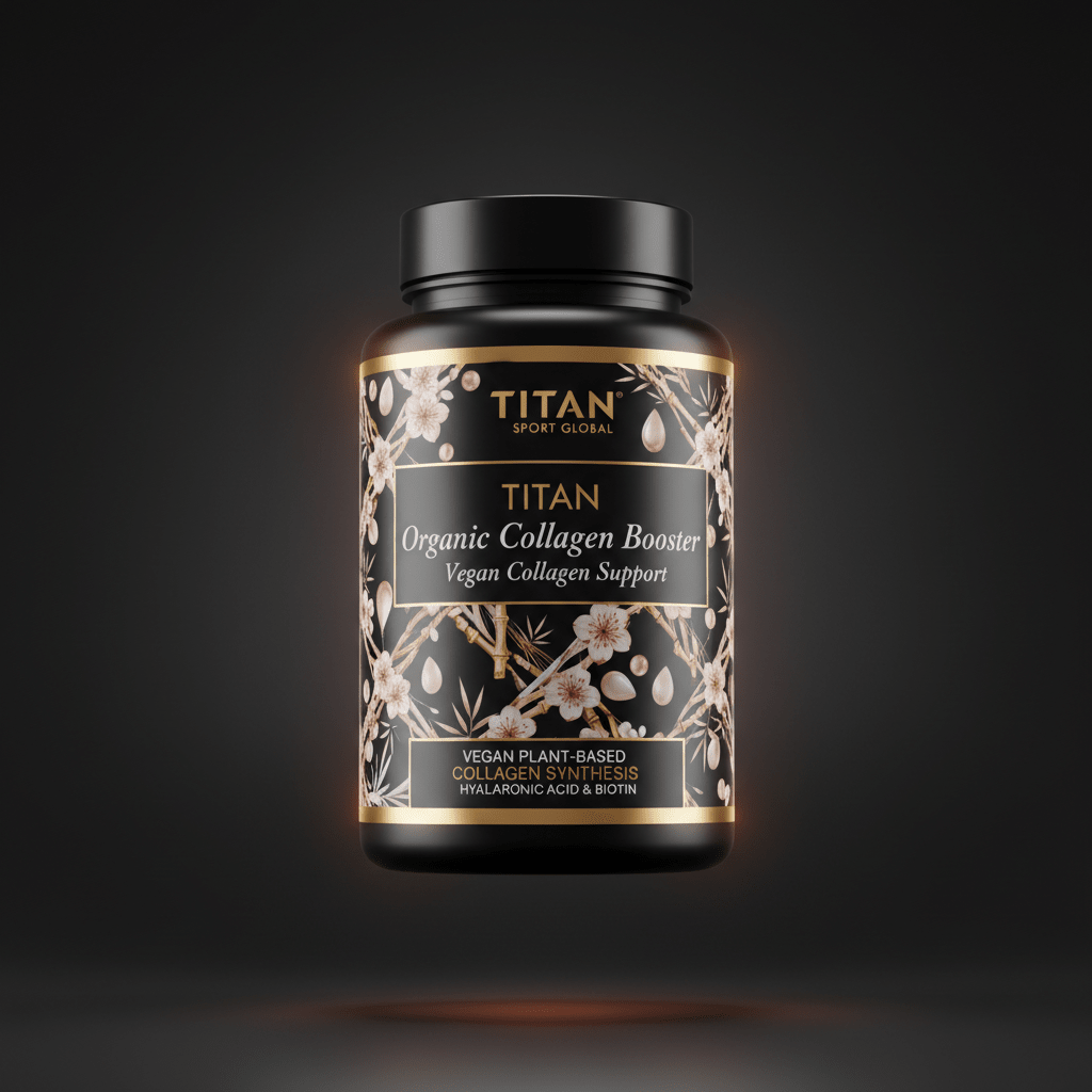 TITAN Organic Collagen Booster Vegan Collagen Support supplement bottle