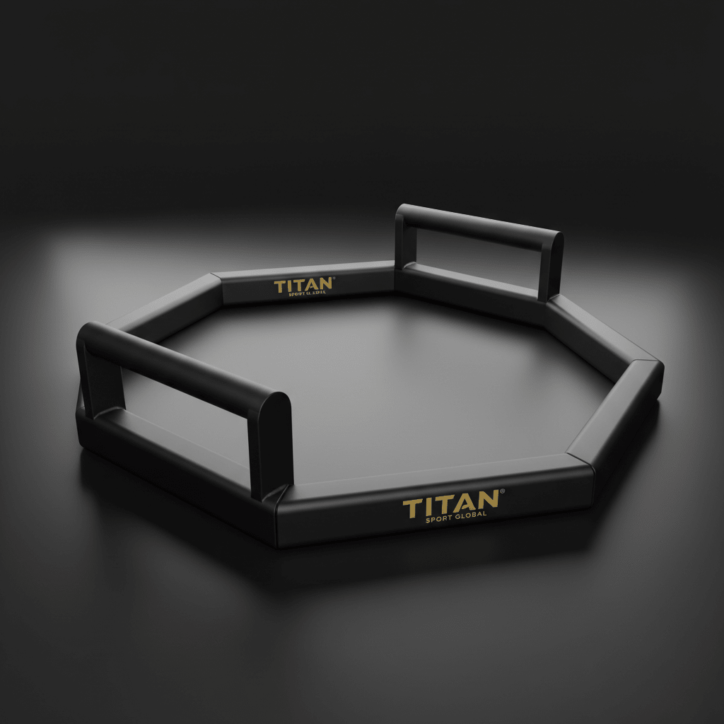 TITAN Crown Edition Hex Trap Bar matte black gold