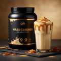 TITAN Mass Gainer – Vanilla Caramel, premium product photography